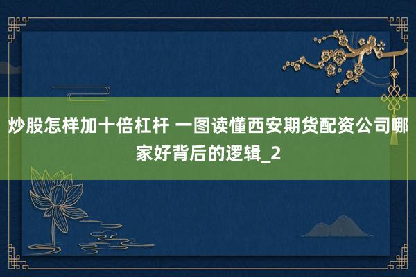 炒股怎样加十倍杠杆 一图读懂西安期货配资公司哪家好背后的逻辑_2